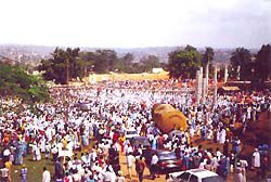 Clbration de la clture de lanne du centenaire de lՎvanglisation du Cameroun